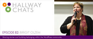 Hallway Chats: Episode 82- Birgit Olzem
