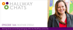 Hallway Chats Episode 144 - Heather Steele