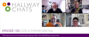 Hallway Chats Episode 150 - Cate & Topher DeRosia